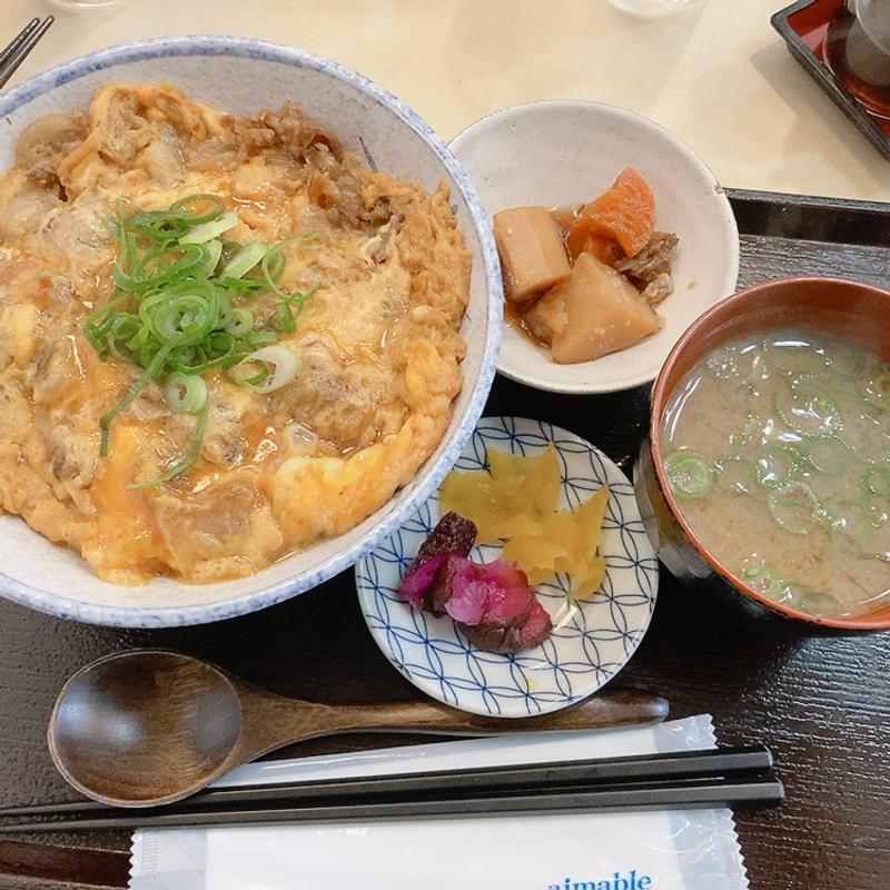 かすとじ丼定食(あおい食堂)