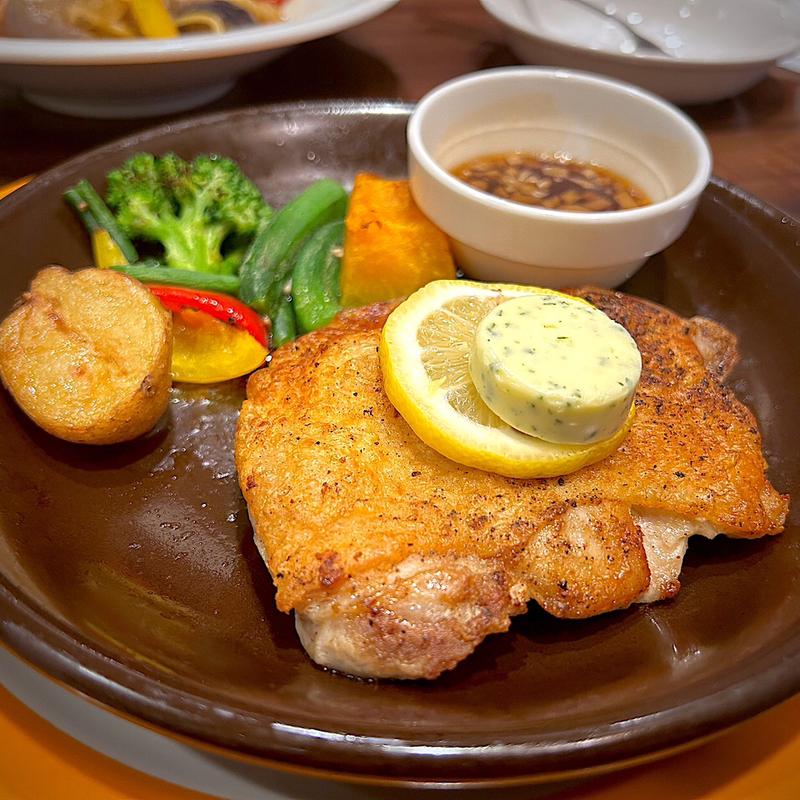 徳島県阿波尾鶏のステーキ(ジョナサン 狛江店 )