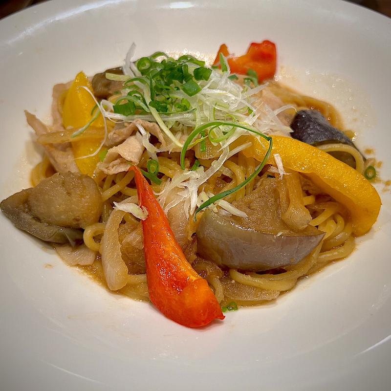 豚肉となすの和風ジンジャーパスタ(ジョナサン 狛江店 )