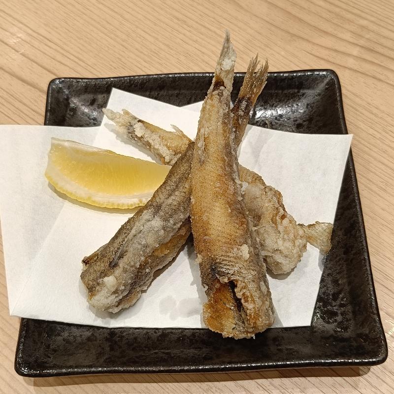 めひかり唐揚(寿司おのざき)