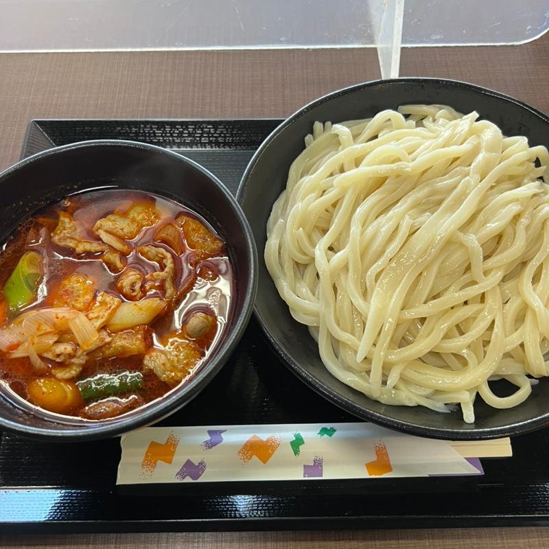 旨辛肉汁うどん　中(武蔵野うどん 藤原 大宮市場店)