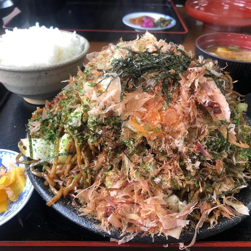 焼きそば定食(城山)
