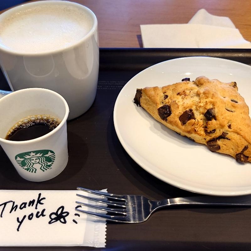 チョコレートチャンクスコーン(スターバックス 郡山安積店 )