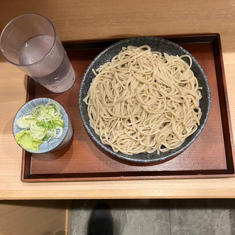 もりそば大盛り(十割蕎麦嵯峨谷)