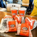 モッツァバーガースーパーフライコンボ(A&W 那覇空港店)