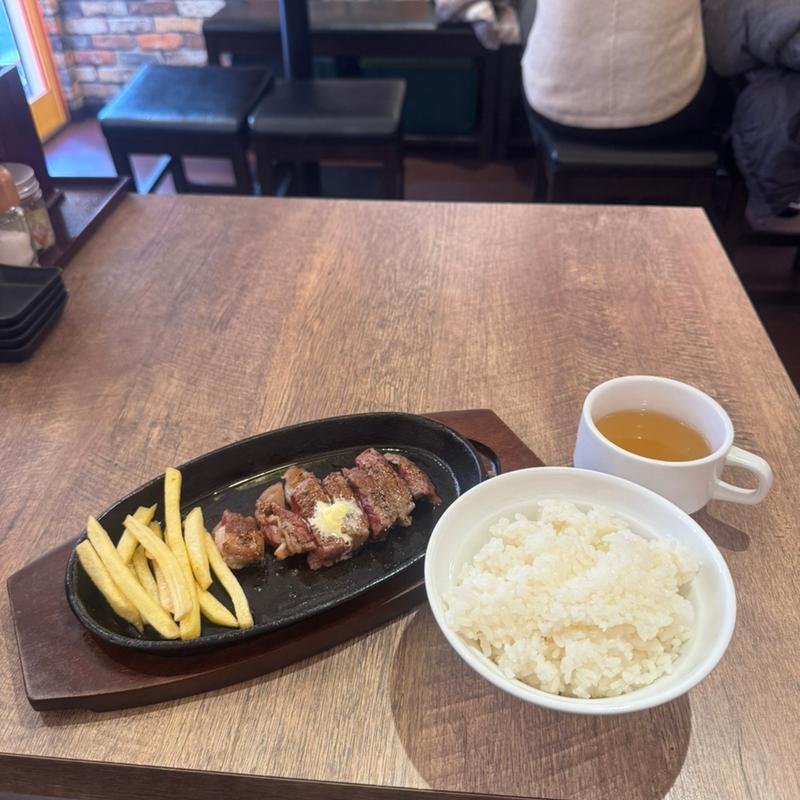 サーロイン　ランチ(1ポンドステーキ肉専門店)