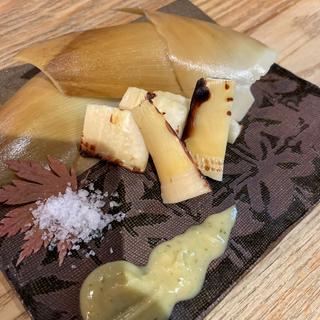 筍 木の芽ソース(煙と炭W)