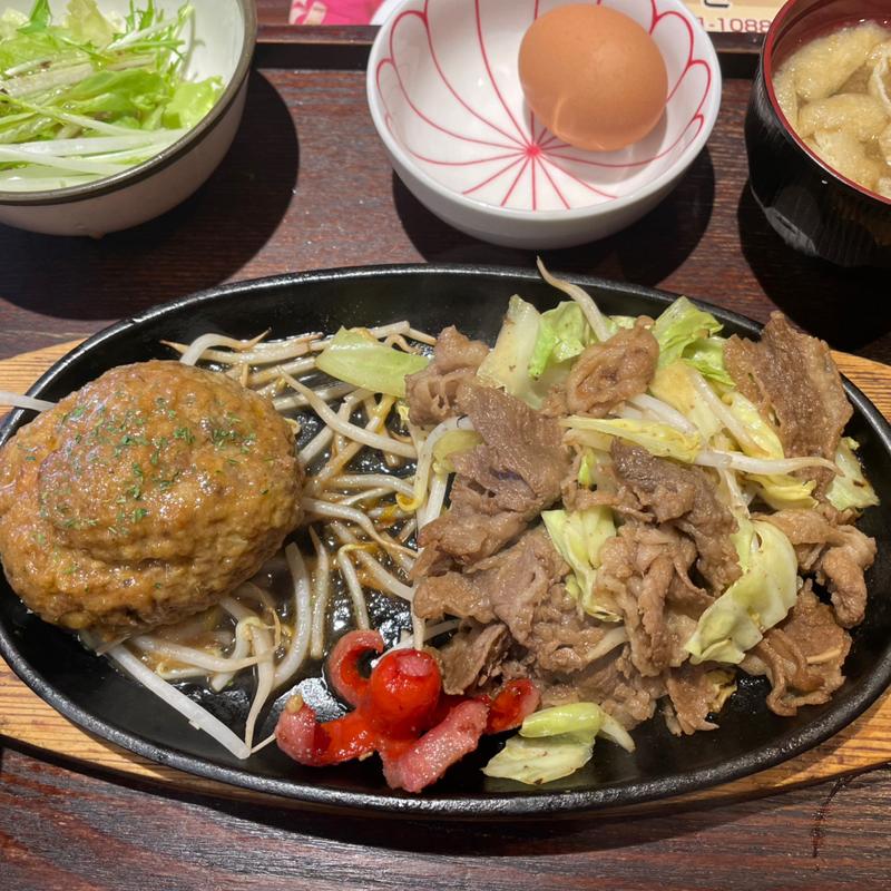 焼肉鉄板とハンバーグ(大衆食堂 うっちゃり)