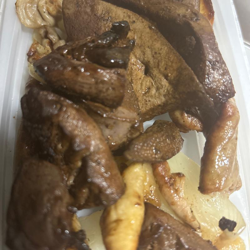 炭火焼き道産ホルモン　（ハツ・レバー入り）(セブン-イレブン さっぽろ創世スクエア店)