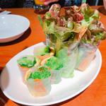 生春巻き(タイ料理とタイスキの店 クンテープ 道頓堀本店)