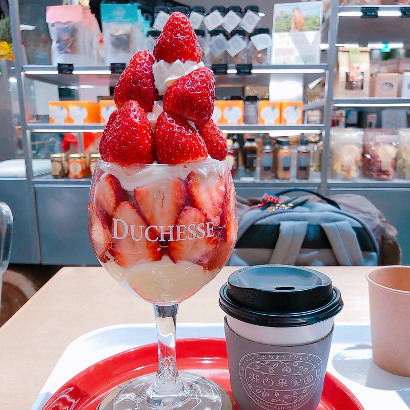 古都華パフェ(堀内果実園　グランフロント大阪店)