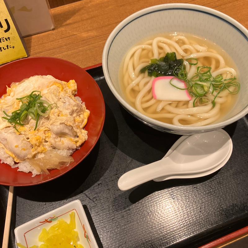 親子丼セット(さぬき麺業 東京駅店)