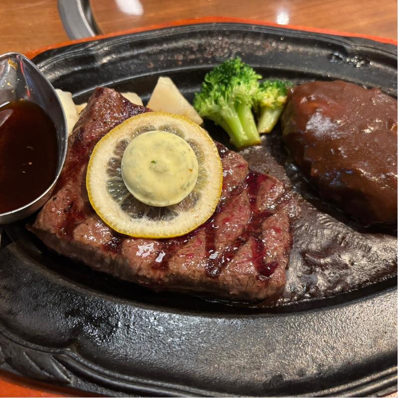 ツートップステーキ120gセット(肉の万世 上尾店)