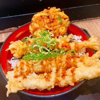 海老かき揚げ丼(天ぷらの山 梅田阪神店)