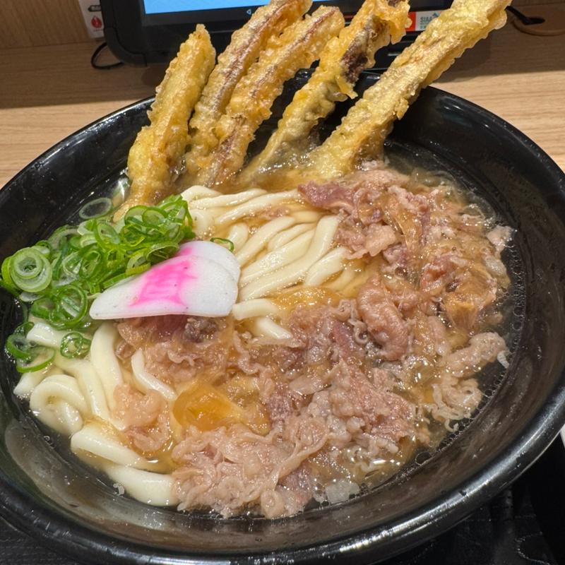 肉ごぼ天うどん 大盛り(資さんうどん 八千代店)