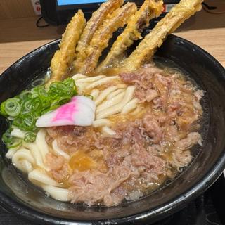 肉ごぼ天うどん 大盛り