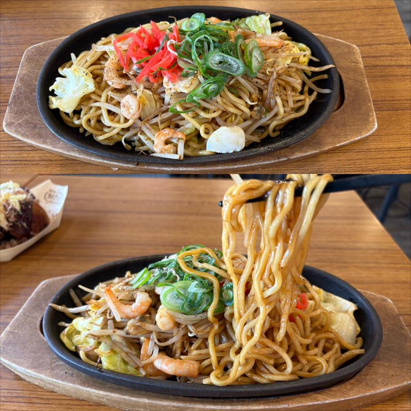 海鮮バターソース焼そば(築地銀だこ)