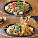 海鮮バターソース焼そば(築地銀だこ)