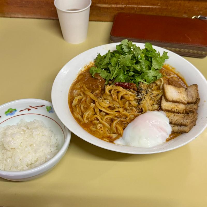 黒カラシビメンメガ盛り＋パクチー(龍門瀑 )