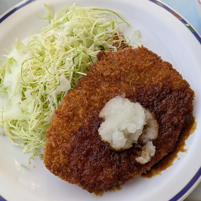 おろしロースカツ(東京科学大学つばめ生協すずかけ台食堂)