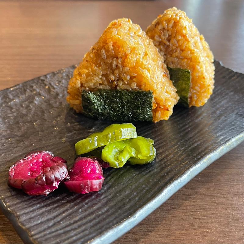 焼きおにぎり(万葉庵)