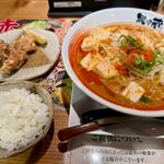 赤鬼らーめん3辛＋唐揚げごはんセット