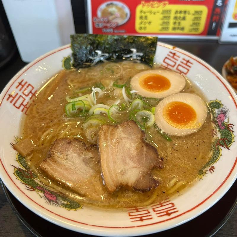 半チャン味玉ラーメンセット(白馬童子 狭山池之原店)