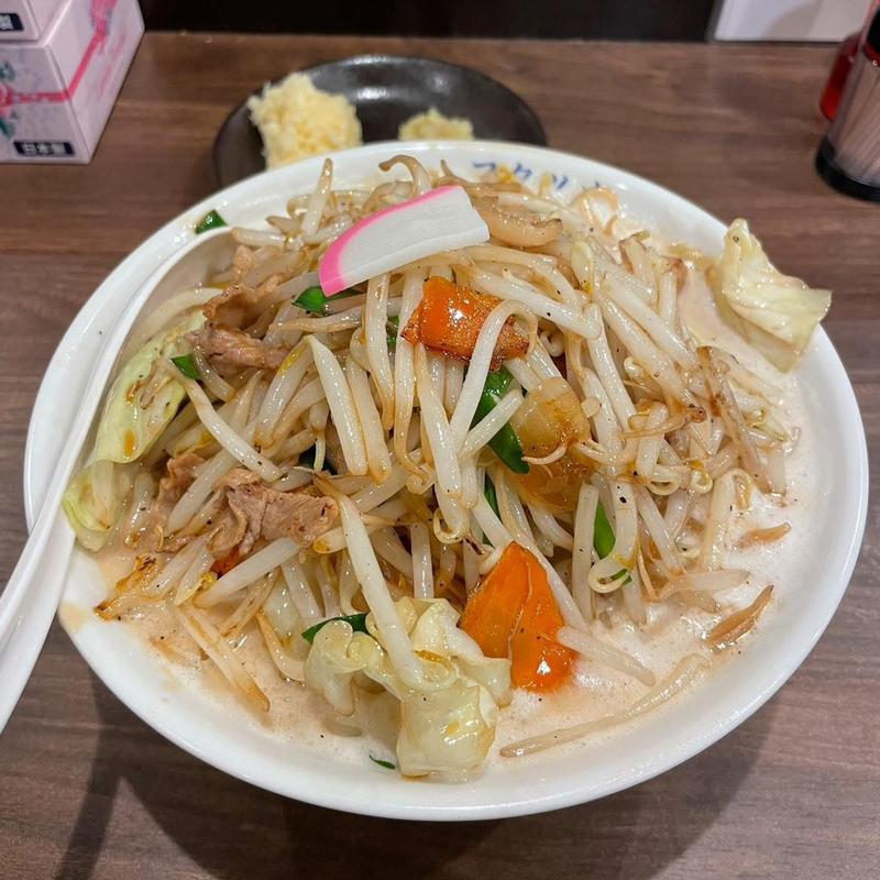 濃厚湯麺 麺大盛り(極濃湯麺フタツメ郡山鳴神店)