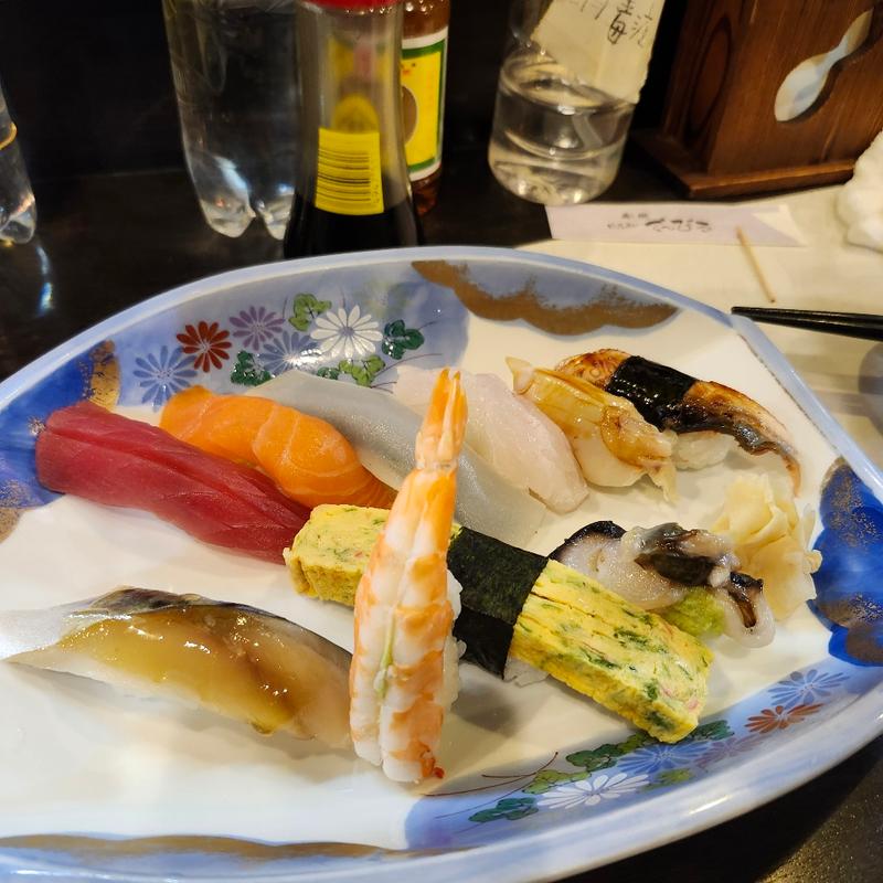 特上にぎり(寿し処にふぇーでーびる)