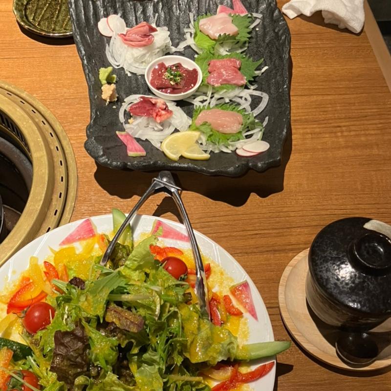 丹波黒どりのお刺身盛り合わせ(炭焼処 四季匠)