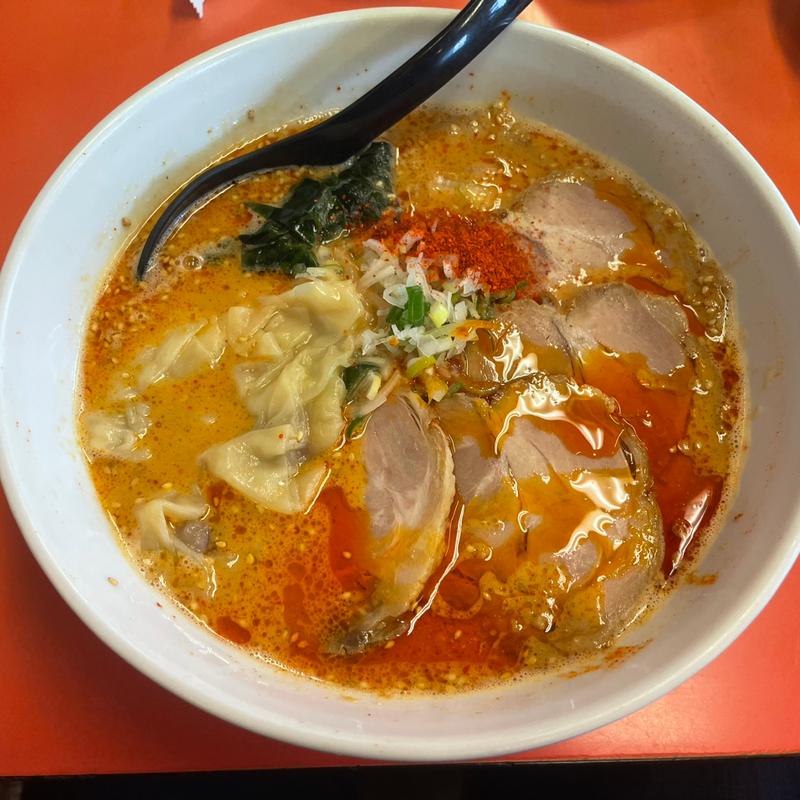 チャーシュー担々麺＋ワンタン(昇華)