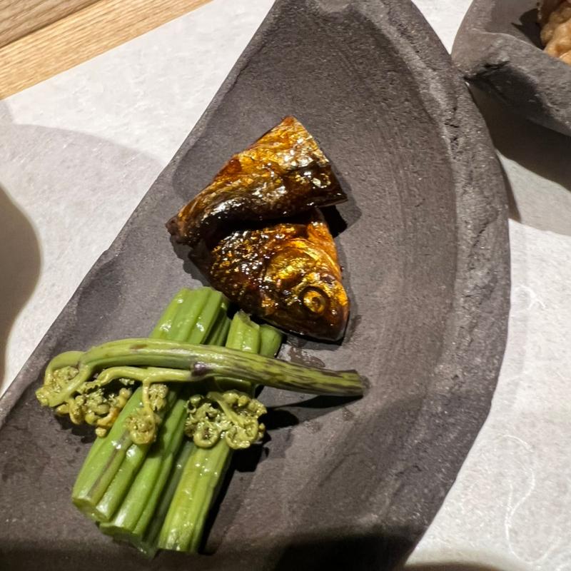 早蕨 寒鮒甘露煮(コース料理)(稲住温泉 )