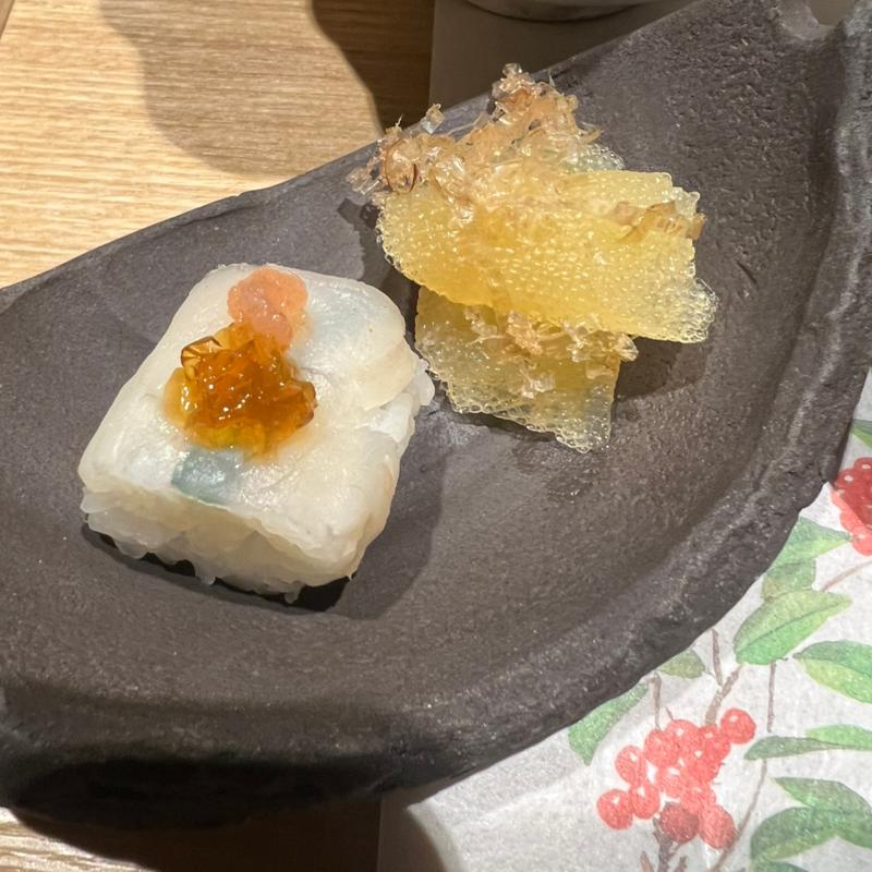 河豚寿司 数の子(コース料理)(稲住温泉 )