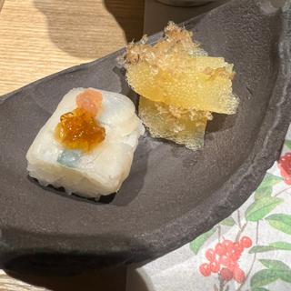 河豚寿司 数の子(コース料理)(稲住温泉 )