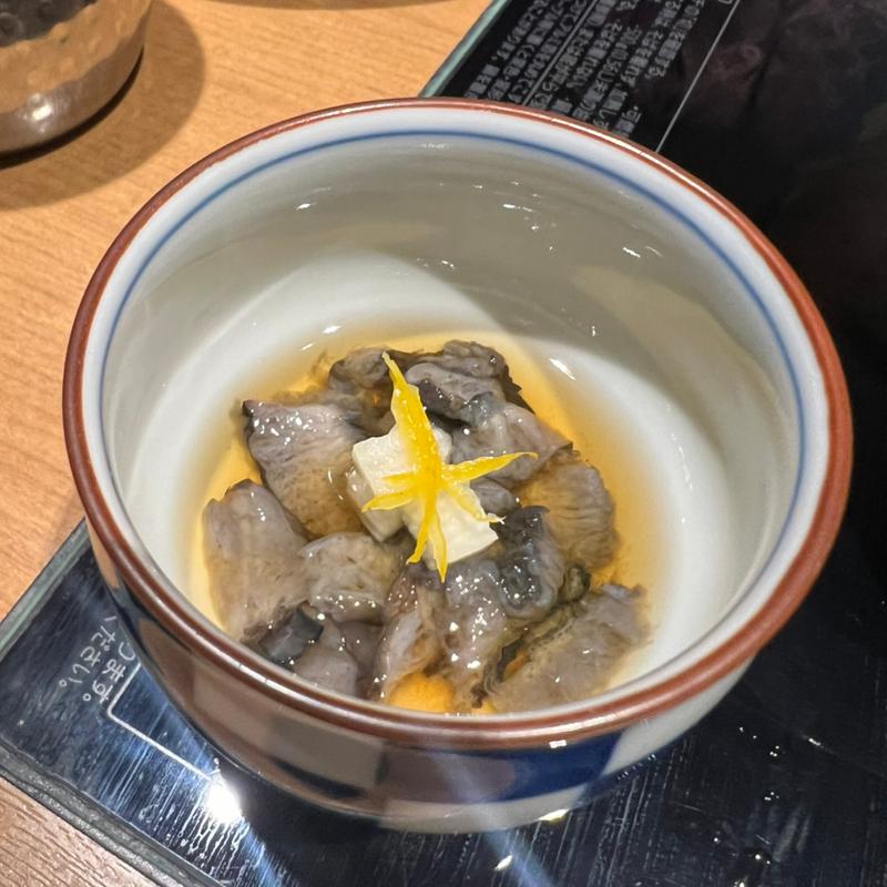 なまこ酢(コース料理)(稲住温泉 )