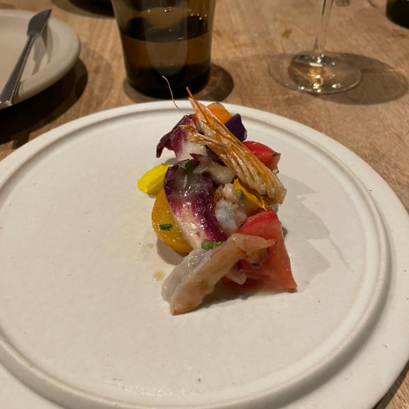 車海老と金柑レモングラスのマリネ(ONZORO.)