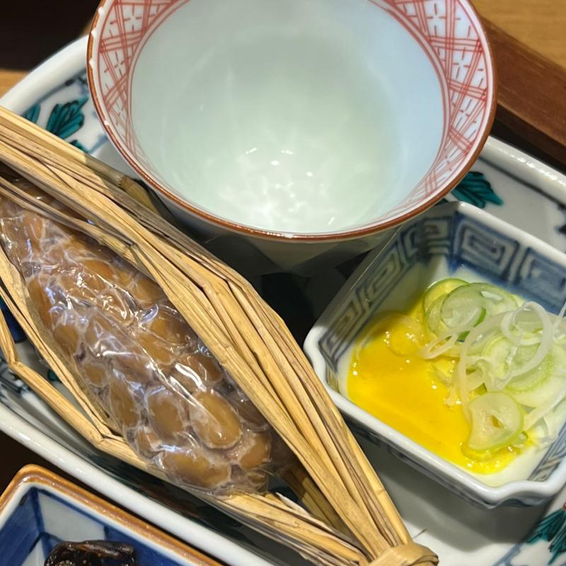 藁納豆(冬朝膳)(稲住温泉 )