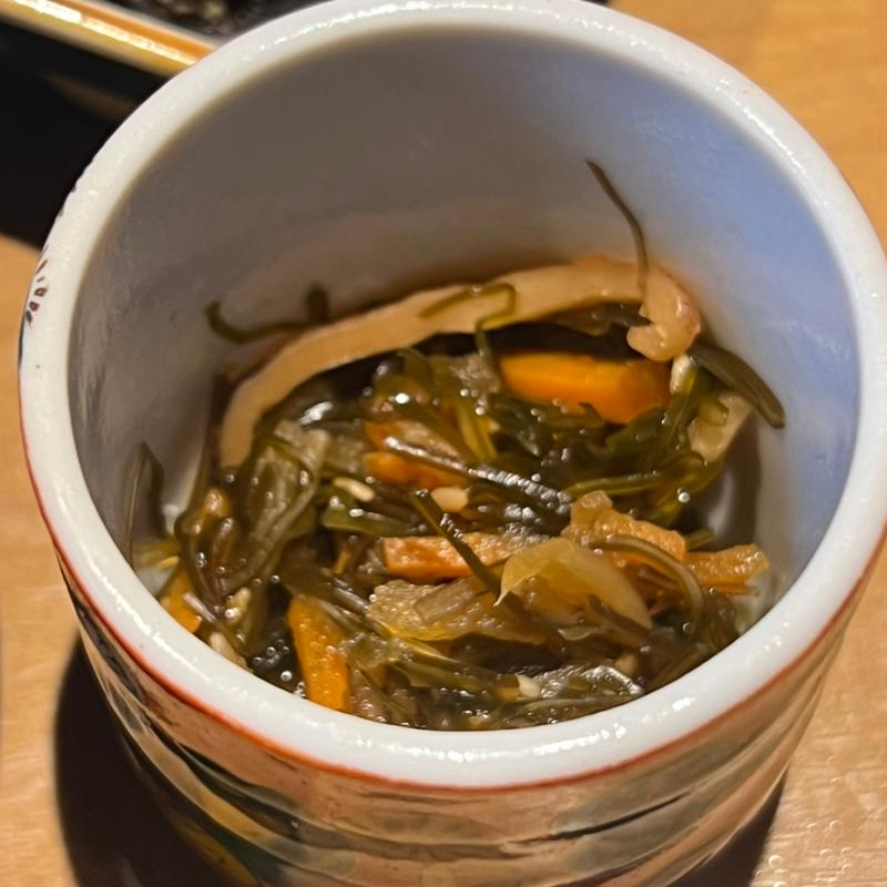 松前漬け(冬朝膳)(秋の宮温泉郷 湯けむりの宿 稲住温泉)