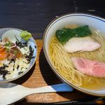 中華そば〜瀬戸内産いりこ使用〜と〆の海鮮茶漬けセット(らぁめん彩葉(iroha))