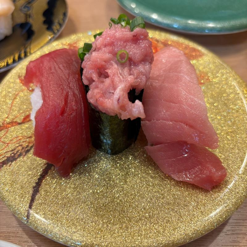 生まぐろ3種盛り(余市番屋)