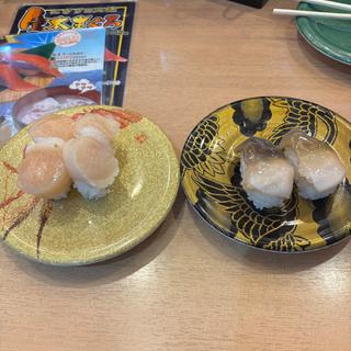 生ほたてと生ホッキ(余市番屋)
