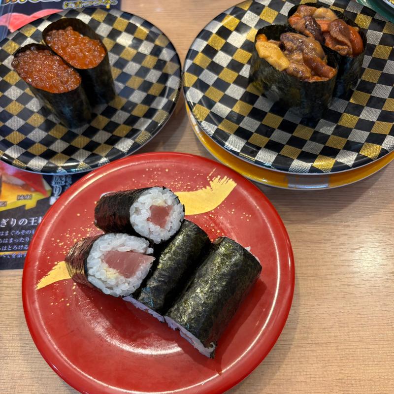 塩水うに、いくら、山わさび鉄火(余市番屋)