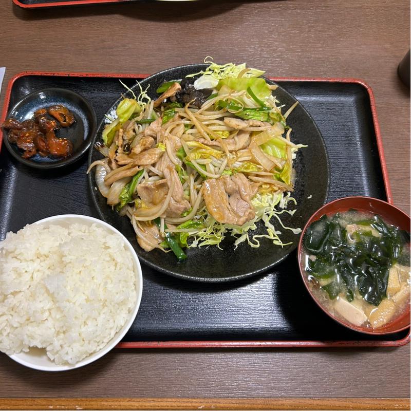 野菜炒め定食(喜代志 )
