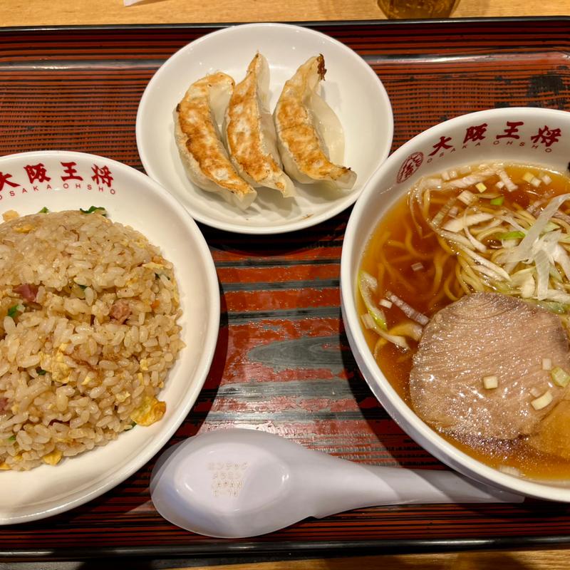 DXハーフ炒飯セット(大阪王将 ゆめタウン博多店)