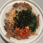 黒ビビンバ牛丼(大盛)(すき家 枚方中宮東之町店 )