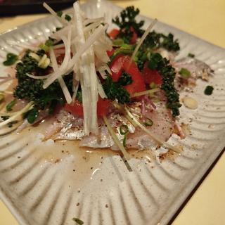 太刀魚のカルパッチョ(Open Kitchen 104)
