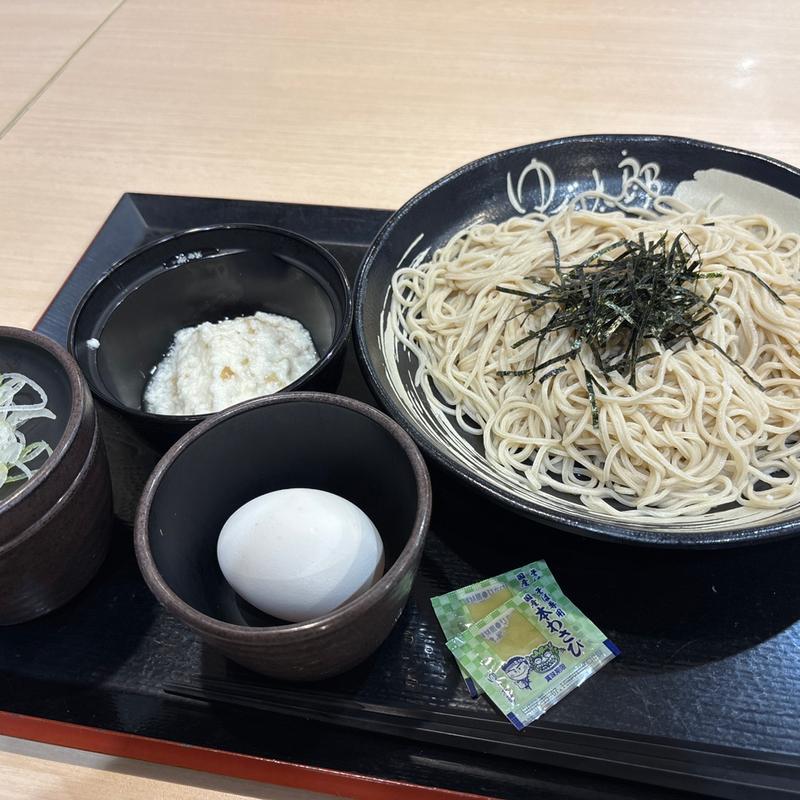 月見芋そば(ゆで太郎･もつ次郎 川越鴨田店)