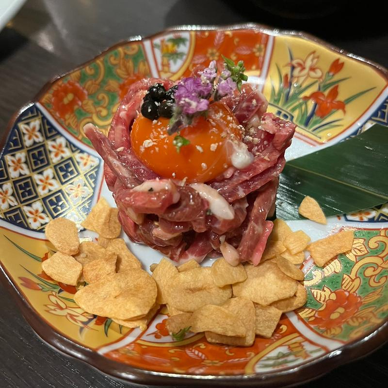 馬刺し赤身ユッケ(咲良HANARE)