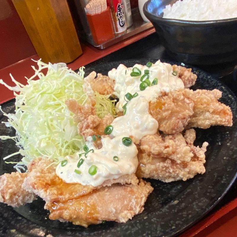 チキン南蛮定食(中華食堂 よしだ屋 新大前店)