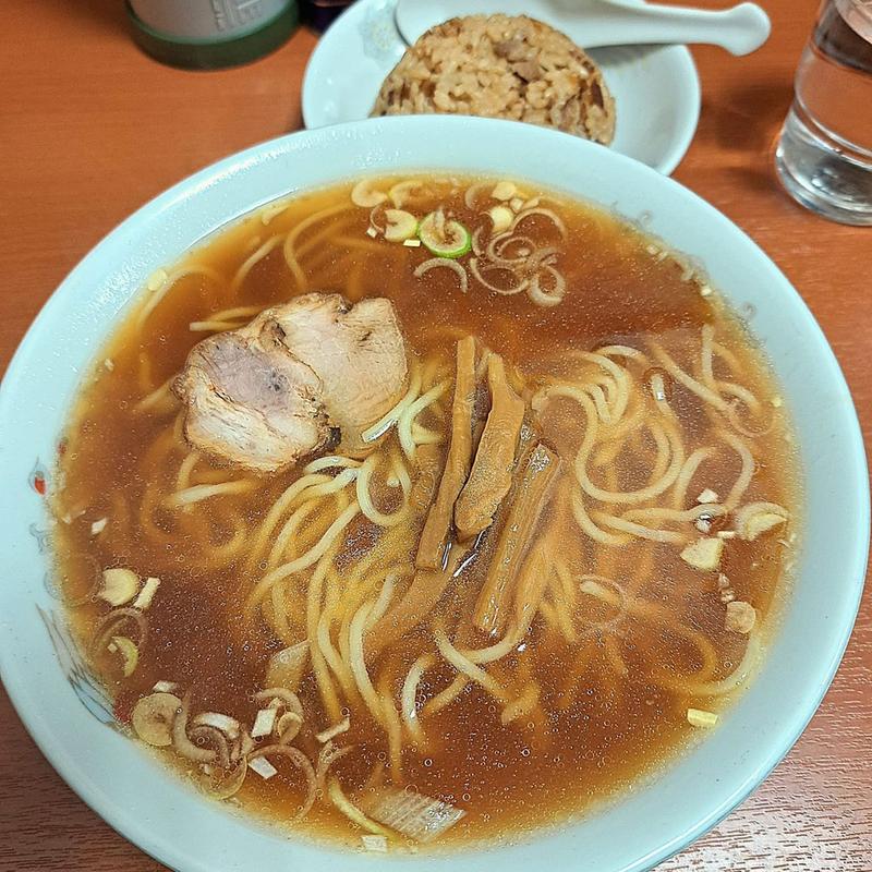 ラーメン 炊込みチャーシューごはん(かいらく )